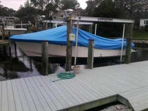Boat Lift installation